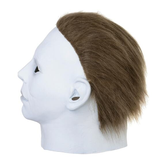 1978 Halloween Michael Myers with Hair, Classic White Face Mask for Halloween - Picture 7 of 8